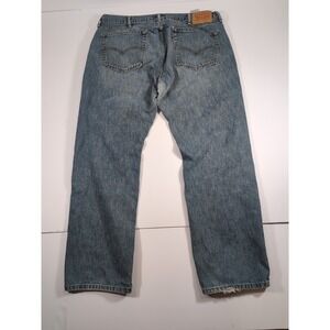 Levis 559 Jeans Mens 38x32‎ Light Wash Blue Denim Straight Relaxed Fit